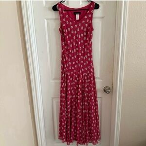 Vintage y 2k jones New York floral silk V neck cottagecore fairy preppy romantic